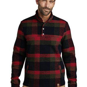 RUSSEL OUTDOORS Men's Basin Snap Pullover Size 4XL in Red Plaid